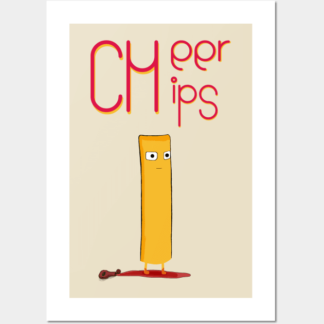 CHEER-CHIPS! 🍟🌭🍿 Wall Art by VenchikDok